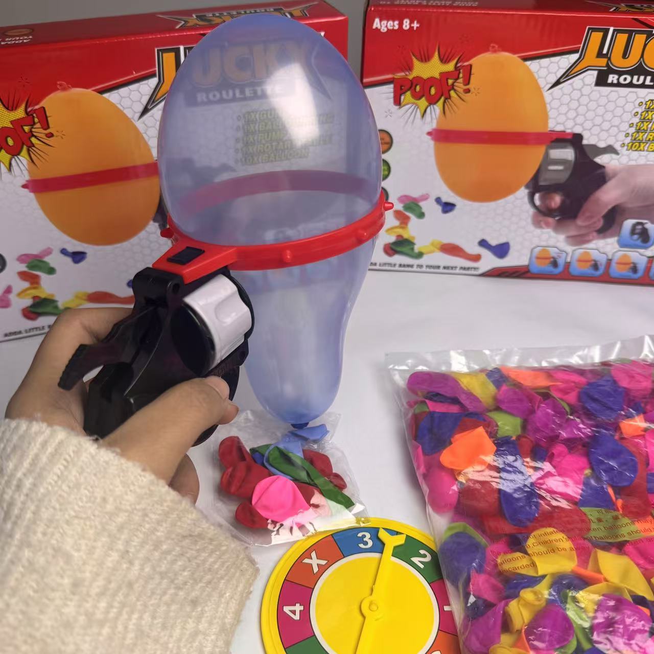 Revolver balloon gun opp bag