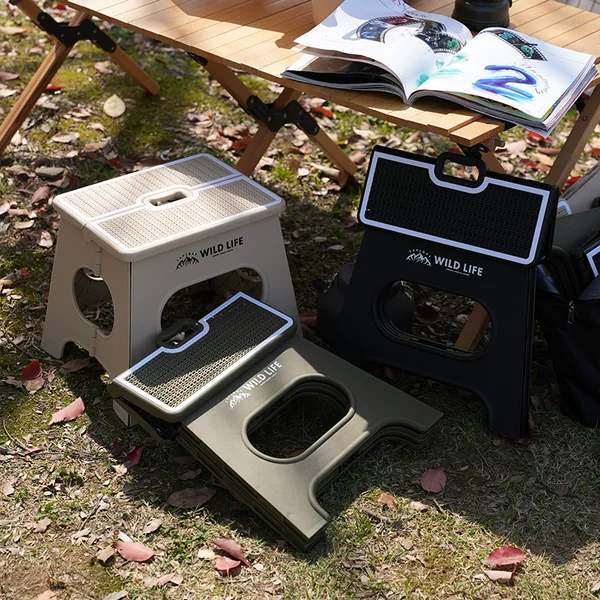 Thickened Folding Stool, Portable Low Stool for Home Use, Adult High Stool, Small Stool, Outdoor Portable Stool for Camping