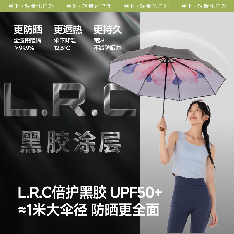 Jiaoxia 70% off ビニール日焼け止め傘 BM662 晴雨兼用日傘ビニール抗 UV 日傘|undefined