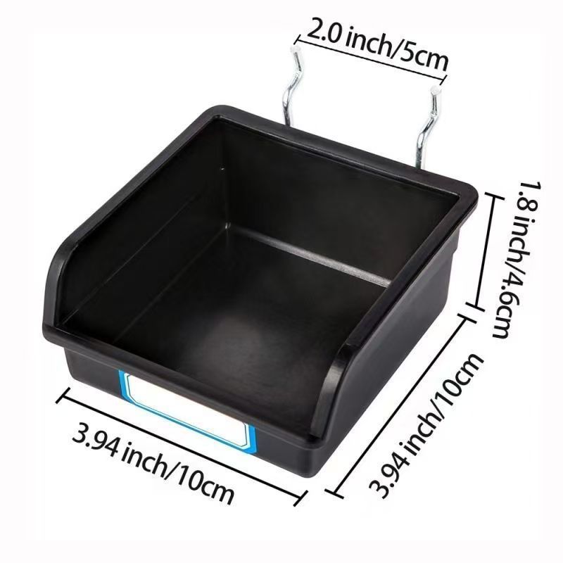 Caja organizadora de almacenamiento caja de canasta neta de almacenamiento de fábrica caja de canasta neta multifuncional gancho conveniente fábrica azul al por mayor