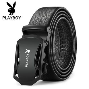 Playboy Belt Men's Belt Body Automatic Buckle Middle-aged Men's Trousers High-end Casual Men's Belt Belt Belt