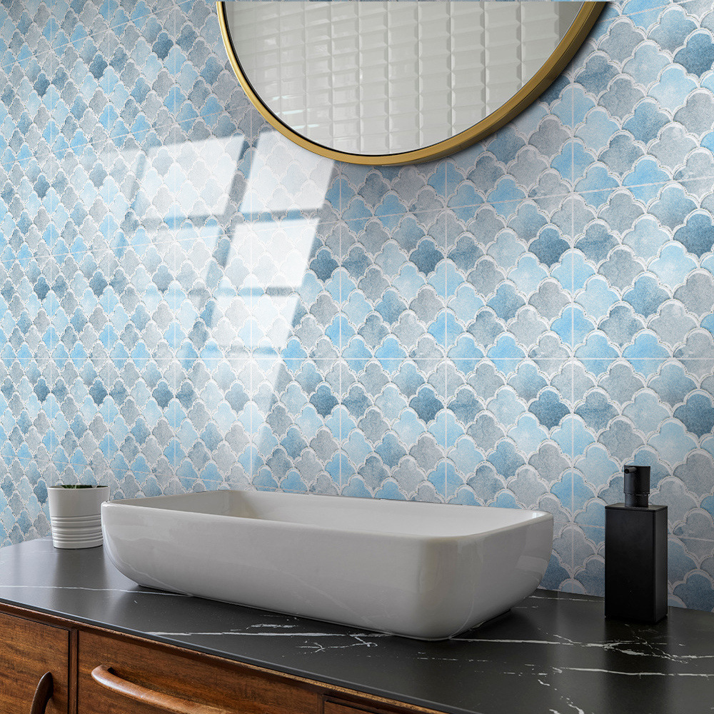 DJ038-049 DE LA VENDIMIA DE Loto textura imitación epoxi cristal película de Inicio 3D visual azulejo pegatinas decorativas pegatinas de renovación