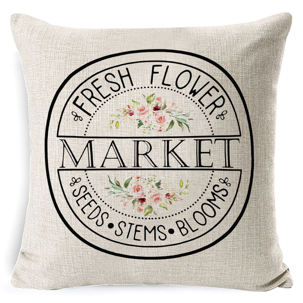 Amazon popular hogar suministros Navidad funda de almohada nórdico Plaid Lino cojín sofá