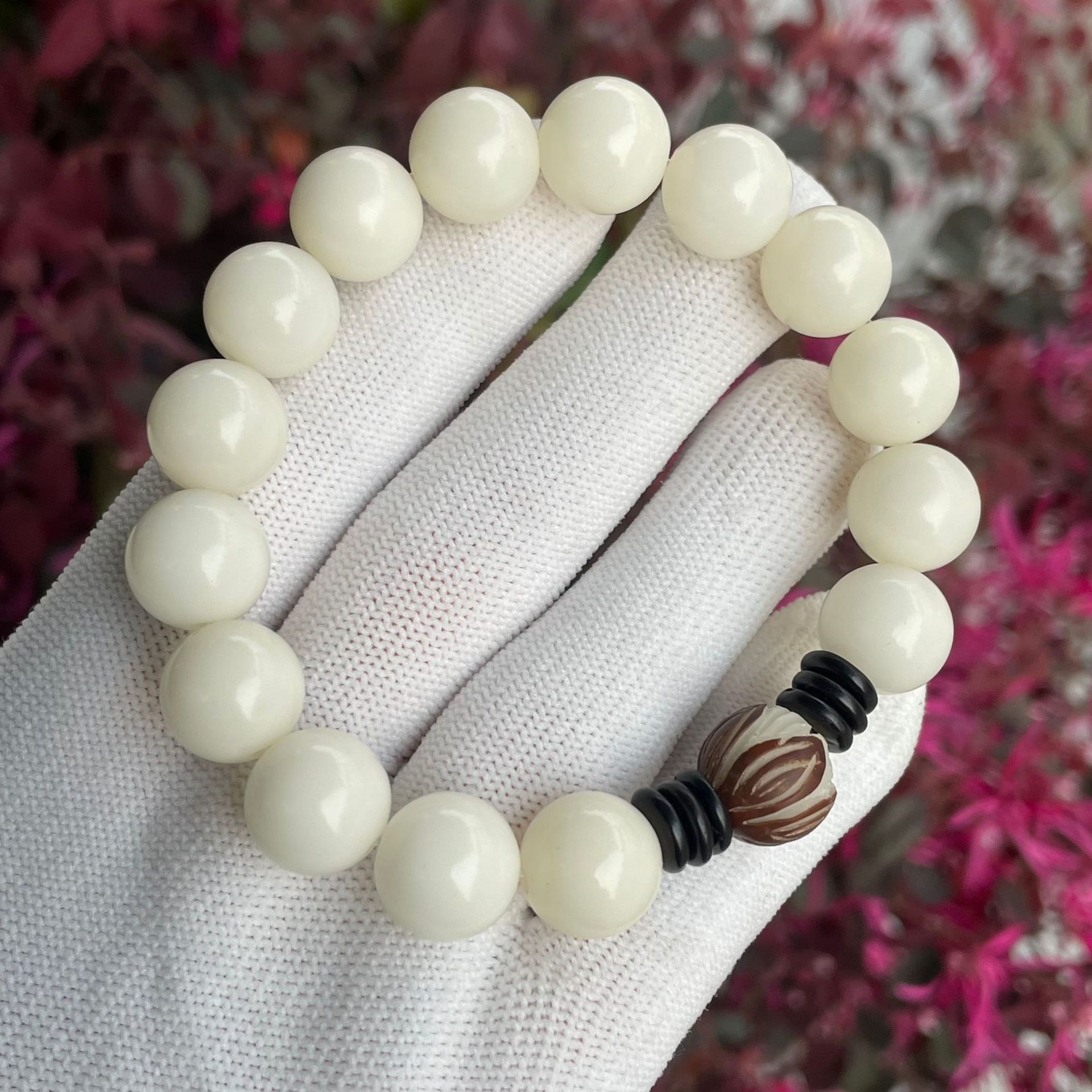 Original Ecología rica multi-tesoro pulsera de raíz de Bodhi color caramelo solo círculo bobinado suave tiro alto tres colores pulsera Bodhi