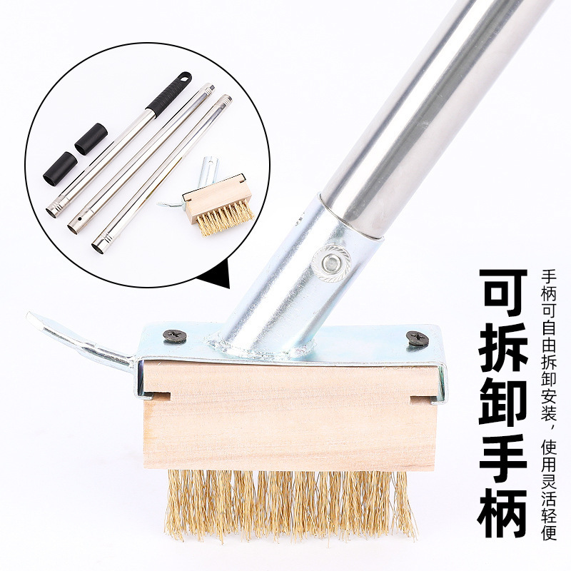 Wholesale weeding brush, crevice weed cleaning brush, deck and yard outdoor weeding tool, stainless steel long-handled wire brush Wholesale weeding brush, crevice weed cleaning brush, deck and yard outdoor weeding tool, stainless steel long-handled wire brush