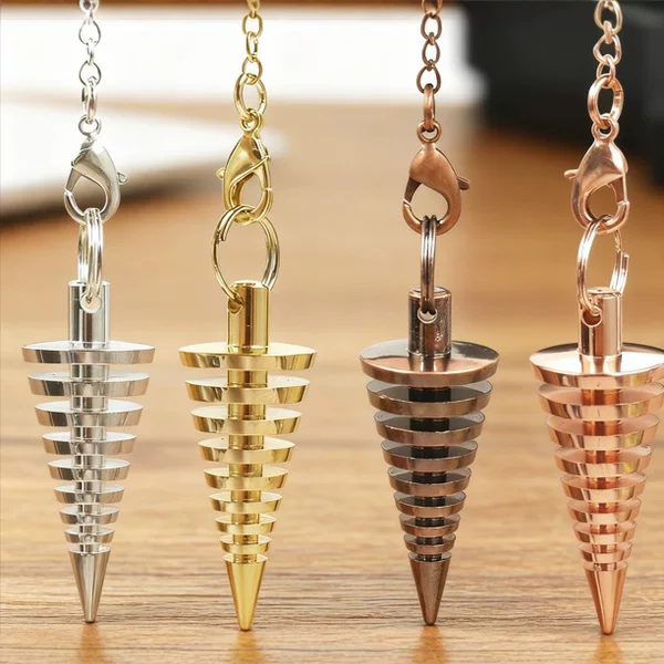 Cross-Border Foreign Trade New Product Accessories Nine-Layer Alloy Cone-Shaped Gyro Gravity Focus Pendant Pendulum Factory Direct Sales