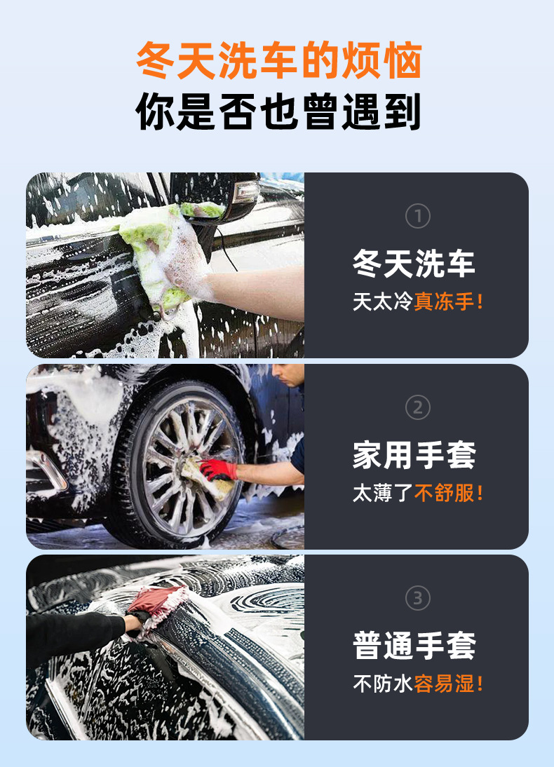Straight Pole Car Wash Brush, Car Cleaning Tool, Dust Removal, Chenille, Upgraded Telescopic Detachable Car Wash Mop