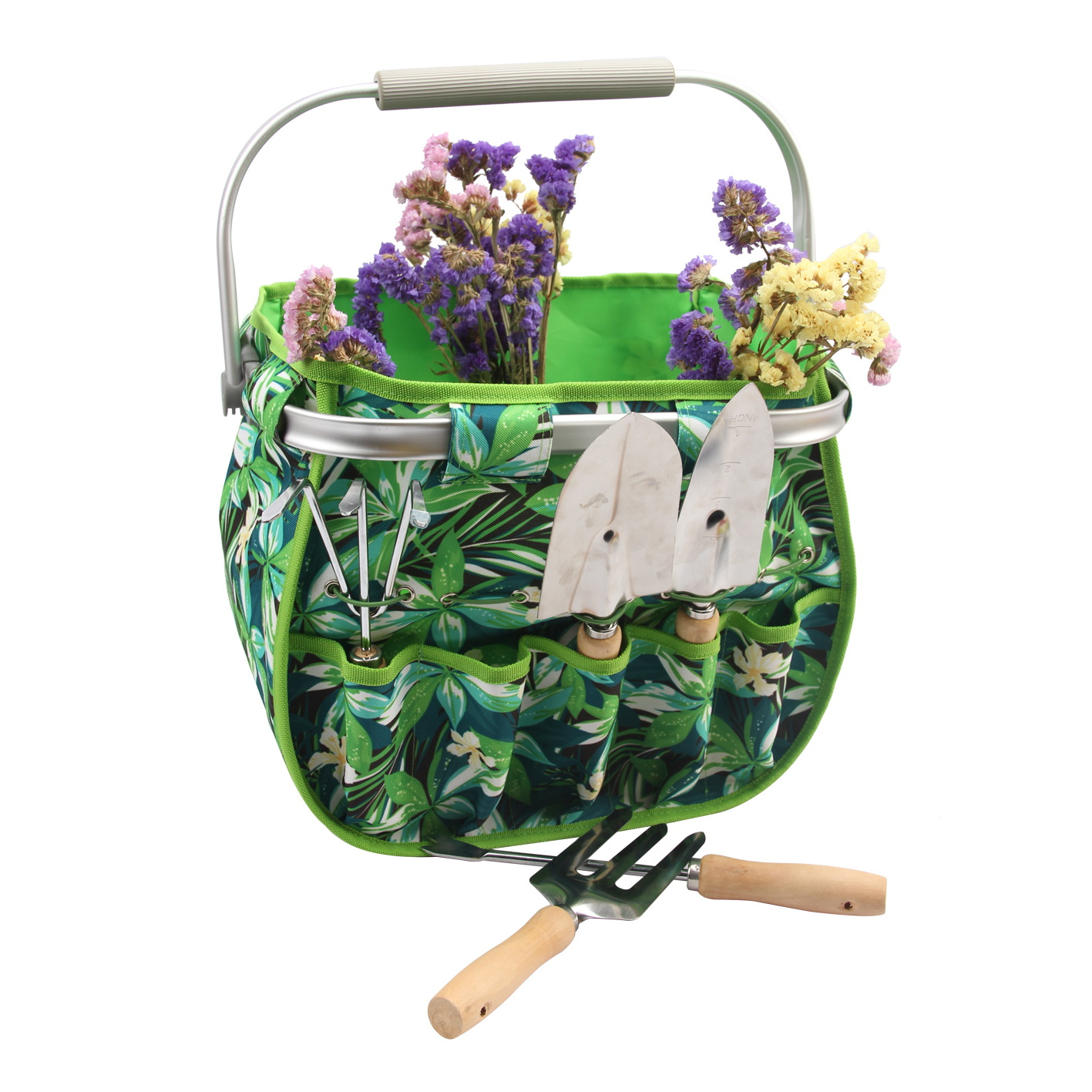 跨境花园工具包套件铝框菜篮园林园艺工具包工具收纳包