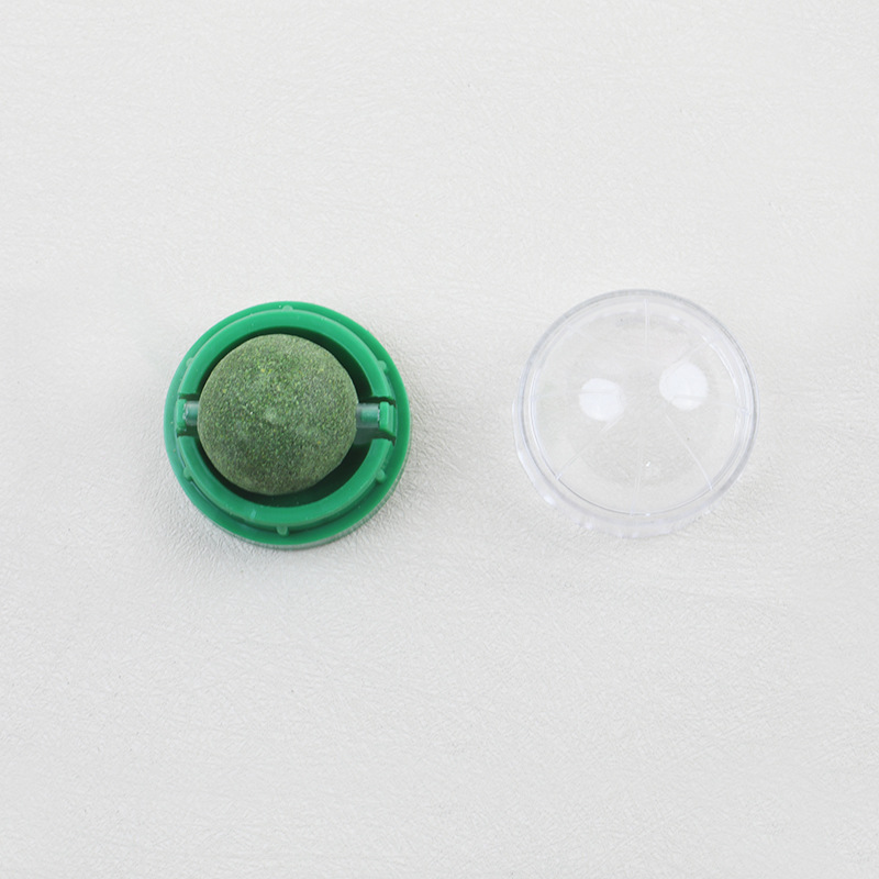 녹색 회전 민트 볼