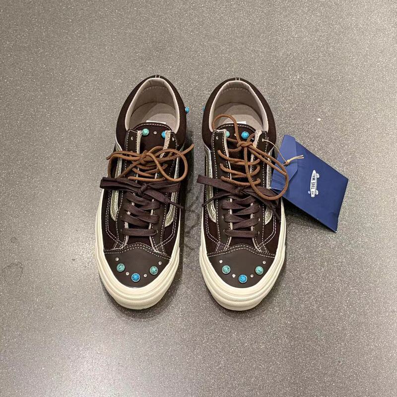 Putian Vans Old Skool 36 Gemstone Pack Comfortable Fit Men's Skate Shoes Brown