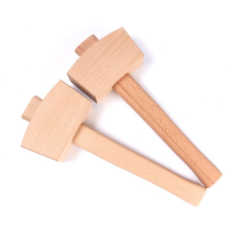 木锤冰锤 木质榉木木槌破冰木棍 木质冰锤子轻便便携式破冰锤批发