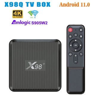 加工定制X98Q电视盒4KS905W2tvbox安卓11机顶盒5gwifi跨境投屏