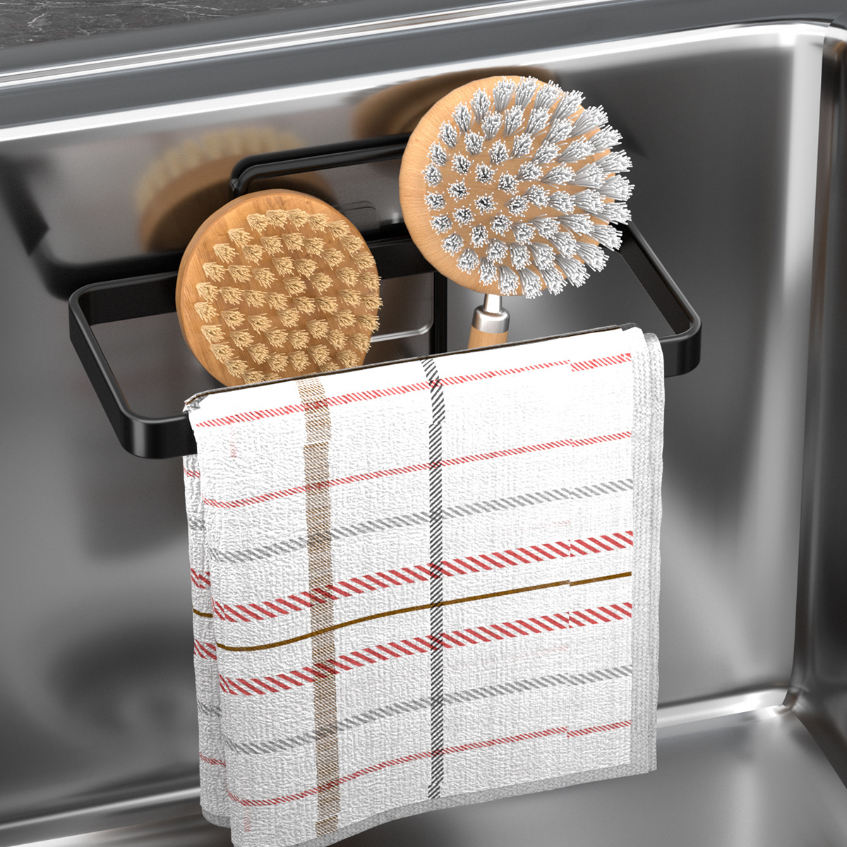 marco de drenaje de paño doméstico transfronterizo cocina fregadero estante fregadero grifo pared tipo esponja almacenamiento artefacto mágico