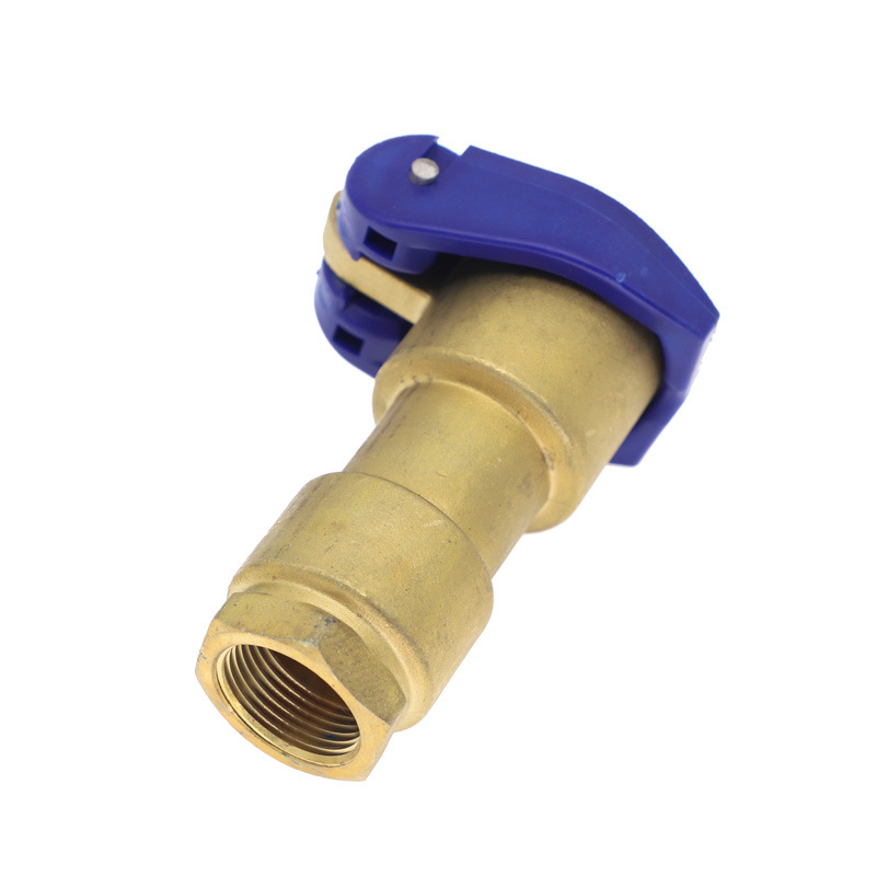 Válvula de toma rápida de agua de latón precio unitario de riego agrícola sin impuestos