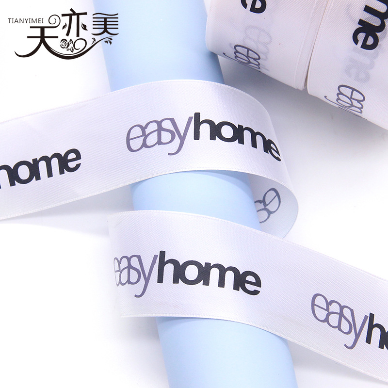 Cinta de belleza tianyi cinta de serigrafía de 2 colores 4cm regalo decoración cinta de la letra de la impresión de la cinta