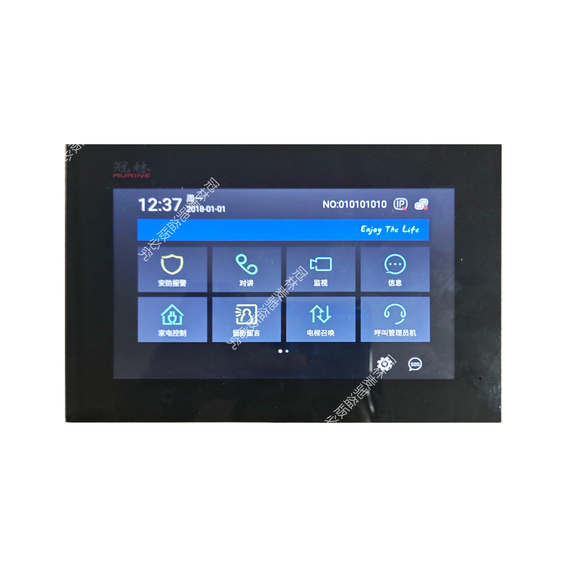 冠林楼宇对讲可视对讲室内分机GL8-V2通用米立ML8-V7S/F5/V10C/V6