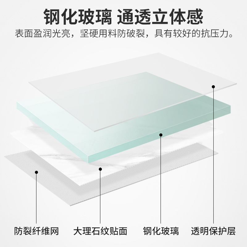 Mesa de café sala de estar casa sofá mesa de lado Luz de lujo simple mesa de té moderna pequeña mesa de café apartamento vidrio redondo pequeño