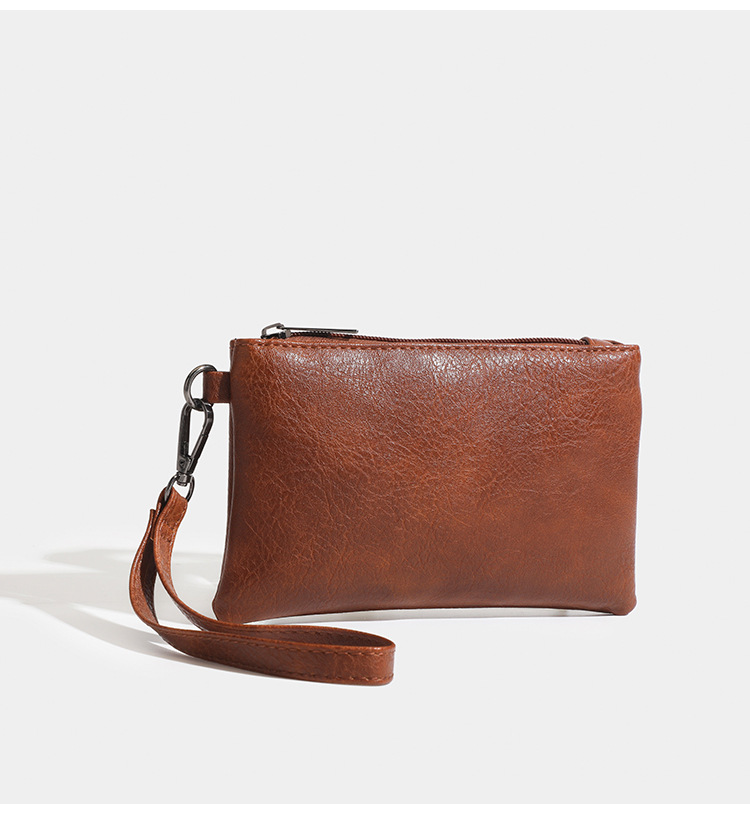 67g Weight Polyester Lining Material Women's Solid Color Pu Leather Zipper Coin Purses