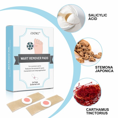 ELAIMEI Corn Patch Foot Patch painlessly removes plantar warts, calluses, foot calluses, and easily relieves pain
