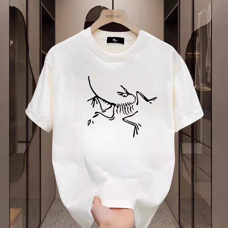 브랜드 선택, 아울렛, 작은 빨간 승마 책 추천, 무거운 260g 더블 원사 Combed 짧은 소매 티셔츠