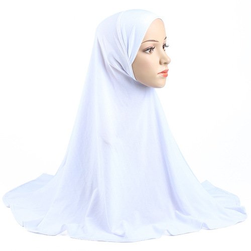 Pure Color Light Board Lady Hat Malaysian Silk Scarf H062