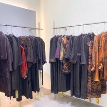 荷青川非遗香云纱系列批发品牌撤柜女装爆款热销连衣裙尾货清仓