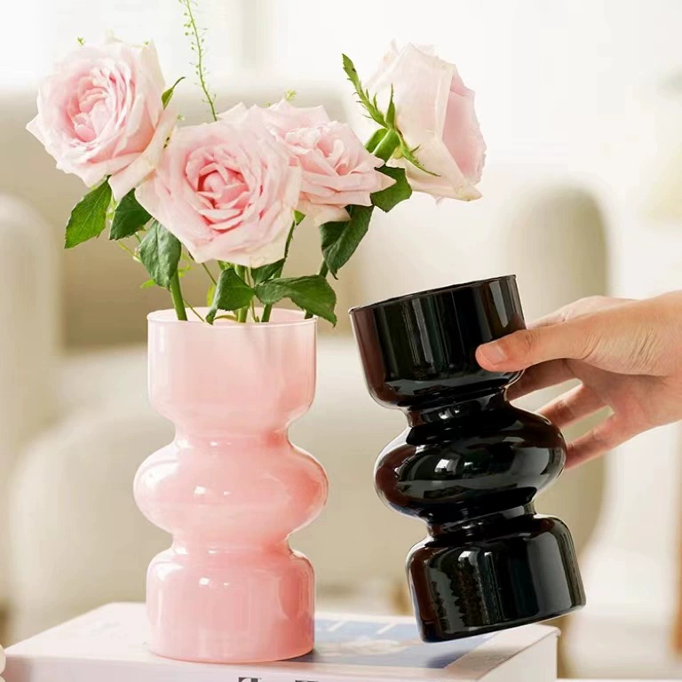 Китайская винтажная подсвечник стеклянная ваза украшение высокого уровня гостиная гидропонная цветочная композиция украшение высокого цвета