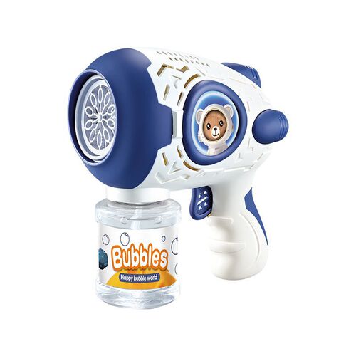 Luminous Bubble Gun Gatling Electric Bubble Machine Children's Small Toy Night Market Street Stall Wholesale Bubble Water