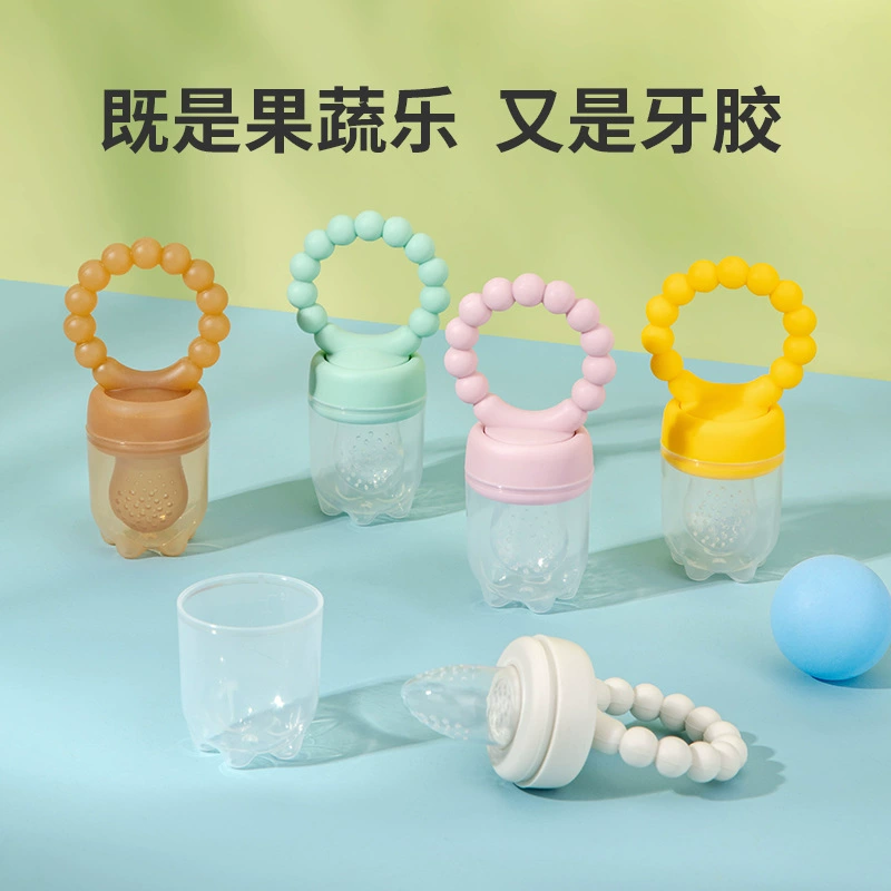 Nano Silver Baby Fruit-кусает музыку силиконовые фрукты и овощи