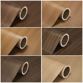 超厚PVC木纹膜柯伦斯装饰贴膜酒店翻新墙纸壁纸环保材质自粘