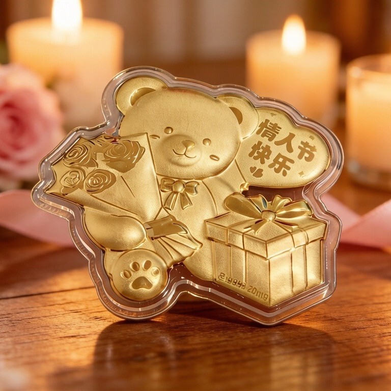 New Model Pure Gold 999 Ornament Keychain Gift Bag Car Pendant Labubu Doraemon Custom Gift Wholesale