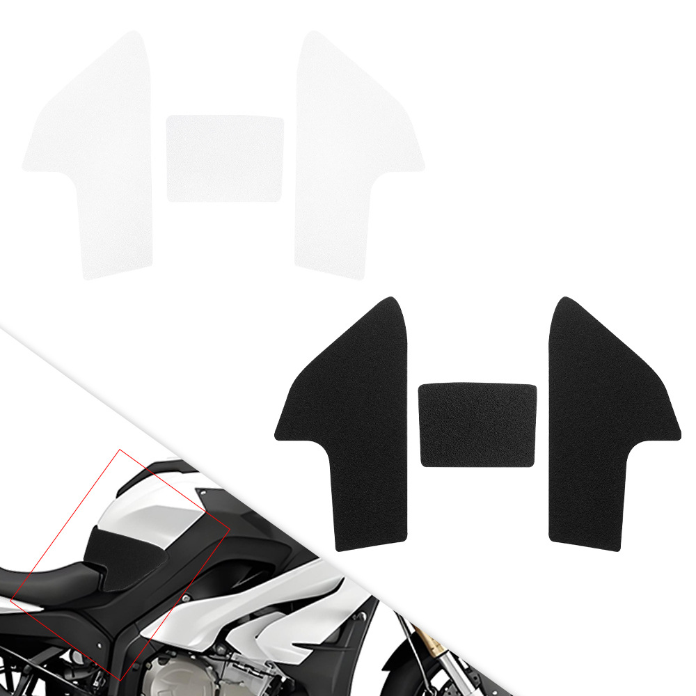 Aplicable a BMW S1000XR 2015 - 2019 pegatinas de tanque de combustible de motocicleta pegatinas esmeriladas antideslizantes pegatinas de hueso de pez resistentes al desgaste