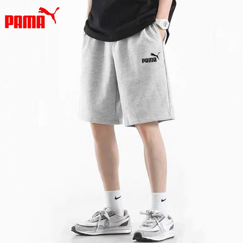 Summer Men's Sports Shorts, 320g Pure Cotton, Loose Breathable Casual Pants, Knitted Straight-Leg Mid-Length Pants Summer Men's Sports Shorts, 320g Pure Cotton, Loose Breathable Casual Pants, Knitted Straight-Leg Mid-Length Pants