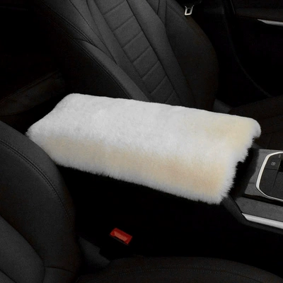 Box Cover Car Central Control Imitation – Armrest box - light-off-white-rectangular