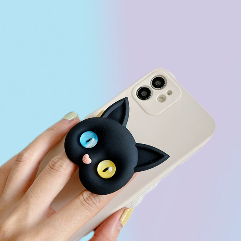 Трансграничные горячие продажи силиконовые милые разные зрачки для поддержки мобильного телефона