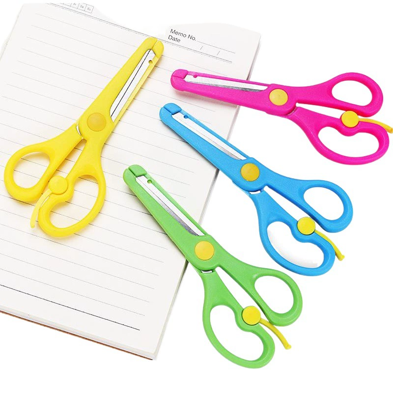 Оптовые студенческие ножницы, детские ножницы, сделай сам, художественные канцелярские товары ручной работы, детские ножницы, безопасные ножницы, игрушки