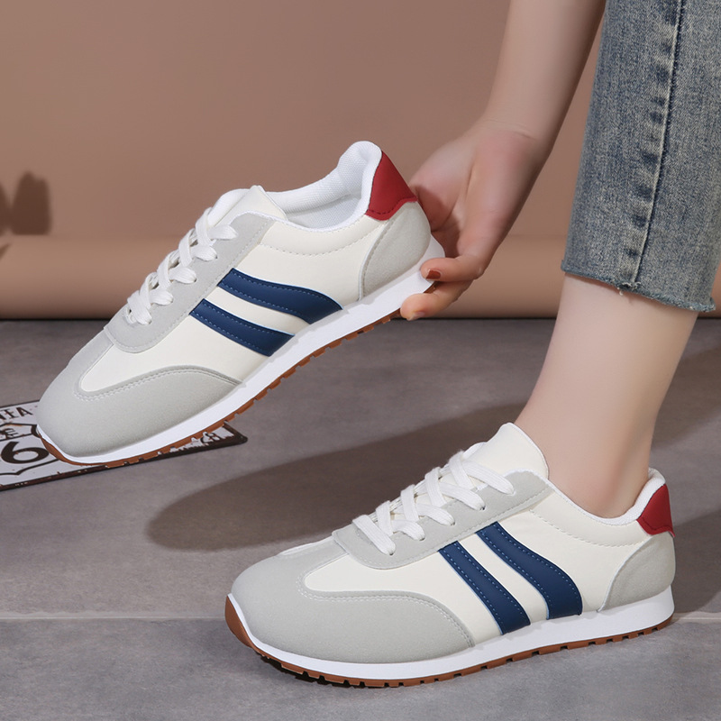 2026 primavera nuevos zapatos casuales de moda versátil zapatos de carrera transpirables deportivos ligeros zapatos de mujer grandes al por mayor transfronterizos image 2
