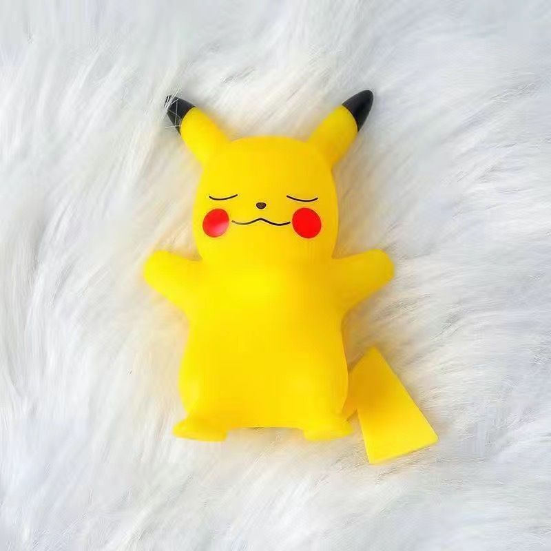 Pikachu lámpara de noche creativa dormitorio cabecera de la cama luces de atmósfera juguetes luminosos dibujos animados pequeños regalos de cumpleaños suministro transfronterizo