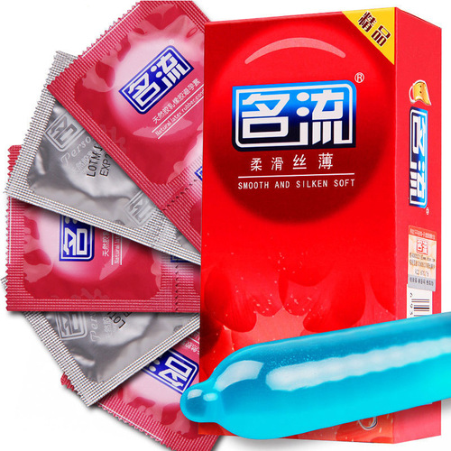 Celebrity condoms Condoms ultra-thin glossy particles thread 10 pieces 3 pieces couple sex adult sex toys