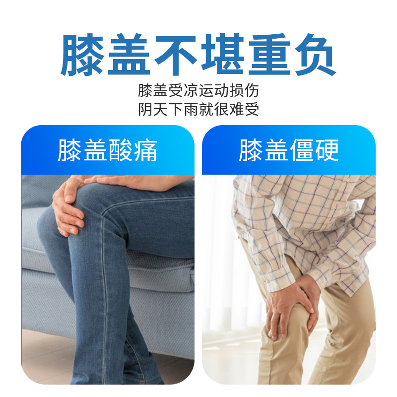 Knee Warming Patch Knee Pad Hot Compress Warmth Hot Mugwort Steam…