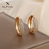 Jewelry, earrings, zirconium, suitable for import, European style