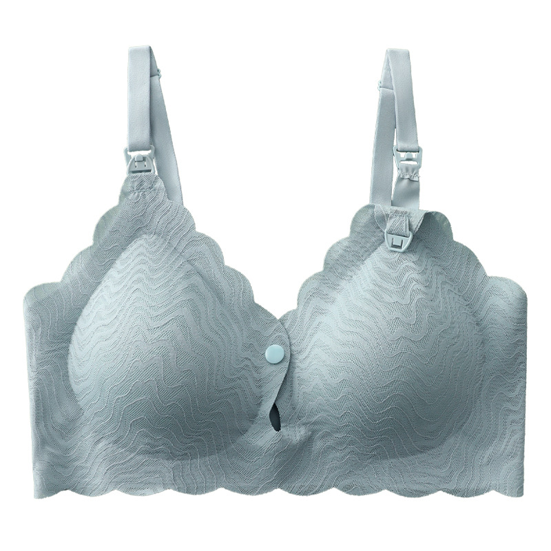 Ropa interior de enfermería delgada anti-flacidez push up postparto sujetador de enfermería para mujeres embarazadas sin costuras más tamaño sujetador de maternidad