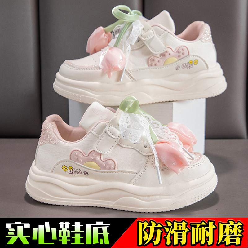 儿童德训鞋女童板鞋春秋季新款洋气女孩休闲鞋百搭软底学生跑步鞋|undefined