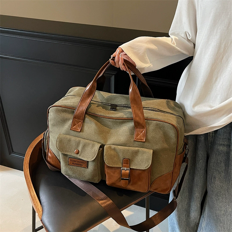 Capacious foldable organizer bag one shoulder, handheld travel bag for traveling