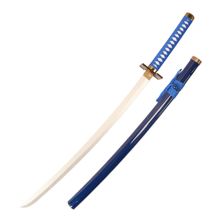 死神武士道竹刃刀剣模型ゲーム周辺アニメcos道具玩具刀未開刃喬豹王|undefined
