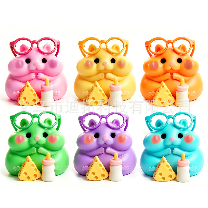 Cross-border Colorful Hamster Flour Squeeze Toy Stress Relief DIY Party Gift Squishy Toys Cross-border Colorful Hamster Flour Squeeze Toy Stress Relief DIY Party Gift Squishy Toys
