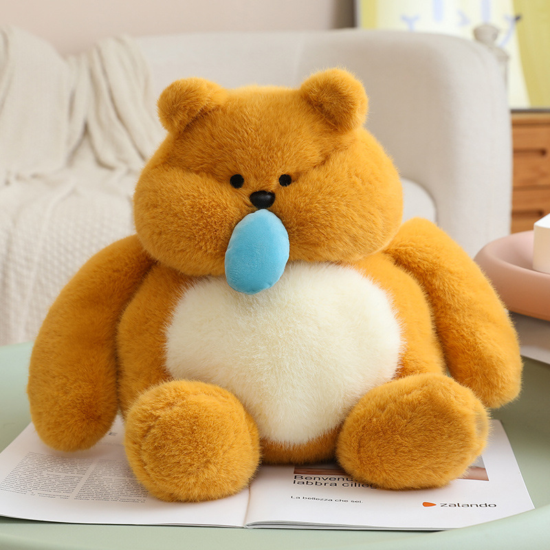 Bear Bear B Bear A Rabbit Xin'an Bear Pareja Peluche Muñeca Almohada Muñeca Regalo de cumpleaños Lindo al por mayor