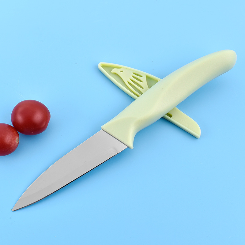 Cuchillo de frutas de acero inoxidable Juego de cuatro piezas de tabla de cortar Cuchillo doméstico Cuchillo Cuchillo Cepillo Juego de cuchillos de cocina Un juego completo de cuchillos de tabla de cortar
