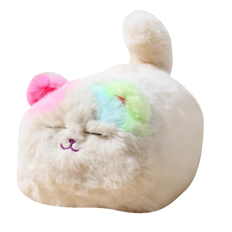 ハグニャー模擬猫ぬいぐるみ、話す、楽しい、リピート、しっぽ振り、かわいい子供のおもちゃ、誕生日プレゼント|undefined