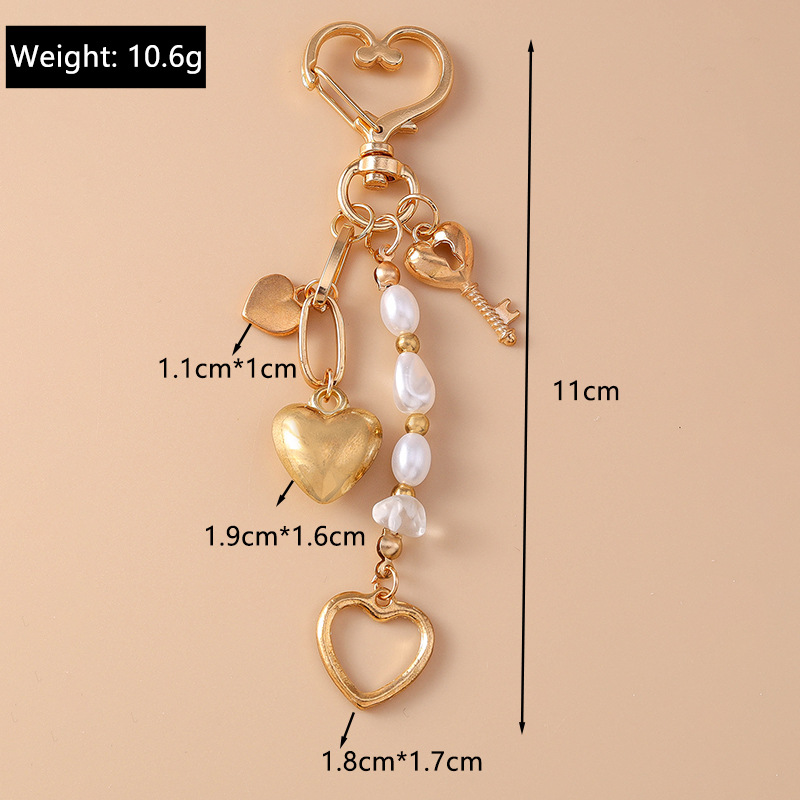 16g Weight Keychain Classification 1 Piece Quantity Holiday, Wedding, Graduation Occasion Zinc alloy Material Star, Shell Pattern Women's Gender Cartoon Style Style Cartoon Style Star Shell Zinc Alloy Women's Keychain 1